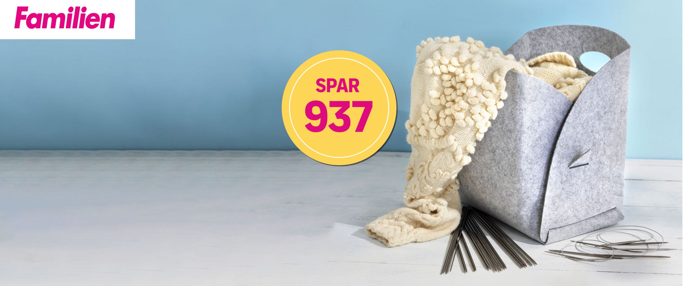 Familien - strikkeveske - tv2